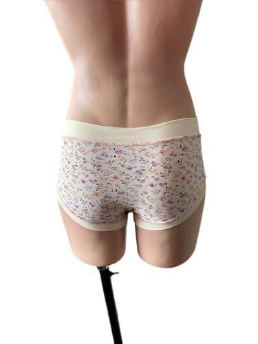 Transgender Kids Soft Cotton Underwear, Double Front Pad, Wide Gusset, Compression Tucking (8, Light Pink)2