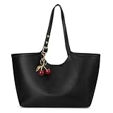 JQWSVE - Bolsas de piel sintética para mujer, bolso de hombro de gran capacidad, bolsa de trabajo, bolsa de fin de semana,...