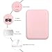 Kakuje Compact Mirror, 1X/3X Magnification LED Pocket Mirror with Nternal BIattery, Mini Mirror for Purse, Pocket,Travel and Present (Pink)