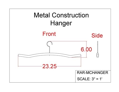 X-Ray Apron Hanger - Open Top, Metal Construction
