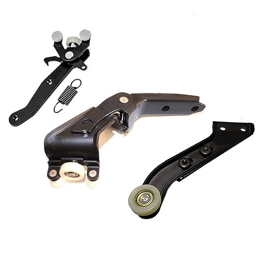 Rouleau porte coulissante avec bras de guidage central pour voiture Transporter 7H0843398H