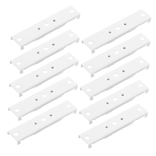 TOPBATHY 10St Gardinskena Tillbehör Väggfästen Gardin Metall Gardin Fästbeslag Gardin Skenfäste Gardin Konsol Tillbehör Kontor Gardin Gardin Rail
