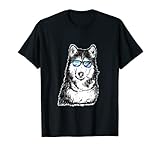 Este genial diseño de husky siberiano es el regalo perfecto Este adorable perro hipster, geek eliminará los puntos de tus rivales de estilo, y es un gran regalo para cualquier amante de los perros o dueño de perros.