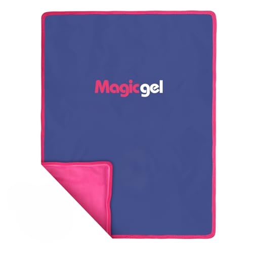 Magic Gel Großes Kühlpads Gel Kühlkissen Ice Pack - 38x28cm Kühlpacks Kühlkissen Gel - Kühlakku Groß Kühlgelkissen - XXL Kühl Gel Pad - wiederverwendbares Gel Kühlpad