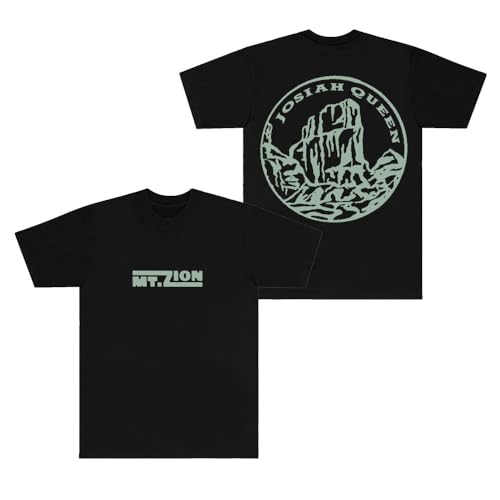 Josiah Queen Mt Zion T-Shirts New Logo Tee Cosplay Women Men Fashion Crewneck Short Sleeve (Black,Large)