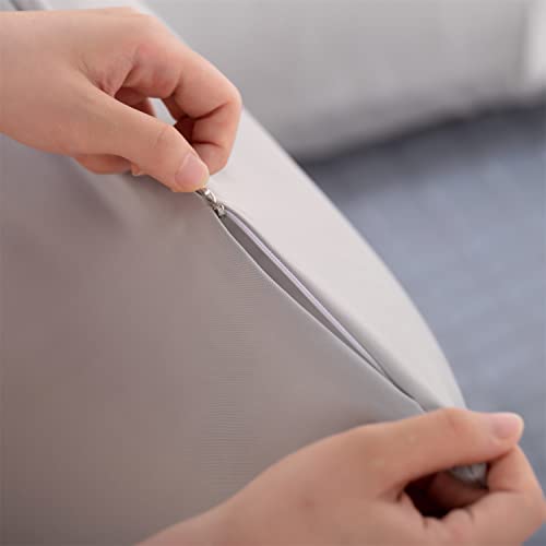 Kasentex Reversible Grey Queen Comforter Set With Pillow Cases #TOP1