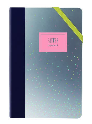 Milan 57052SP - Libreta, medio, color plata