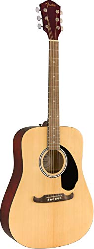 Fender FA-125 Dreadnought Acoustic Guitar - Natural Bundle with Gig Bag, Tuner, Strap, Strings, Picks, and Austin Bazaar Instructional DVD - Image 5