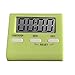 Eieruhr Stoppuhr Mit Lauter Alarm und Großes Display,Zeitschaltuhr Digital Küche Timer Magnetische Kochen Countdown-Alarm Schlaf Stoppuhr Uhr Home Multifunktionale Werkzeuge Küchentimer Digital (Grün)