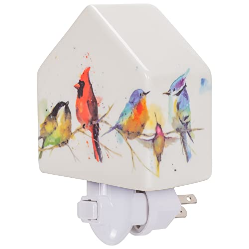 NAT & Jules Dean Crouser Little Birds White 5 x