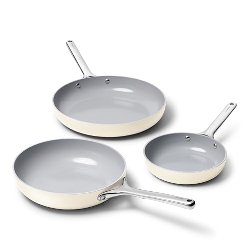 Image of Caraway 8in + 10in Fry + 12in Fry Set Cream