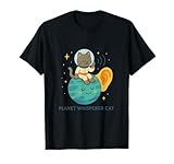 Kosmic Planet Whisperer Astralkatze T-Shirt