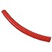 NTE Electronics 04-SL1.00-R-5 Polyethylene Split Loom, 0.01" Wall Thickness, 0.909" ID x 1.033" OD, 5