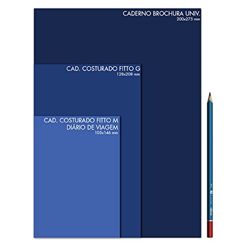 Caderno Rio de Viagem 80 Folhas, Tilibra, Multicor
