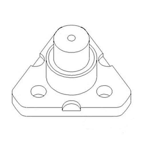 RAParts 122259A1 New Lower King Pin Fits Case & Fits International Harvester 580L 580M 590SL - Image 4