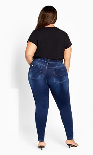 CITY CHIC Women's Plus Size Harley Skinny Jean3