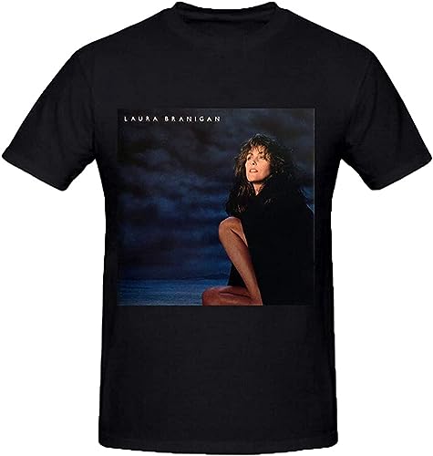 Photo de Laura Branigan Laura Branigan Custom Mens T Shirts Design Round Neck Size M