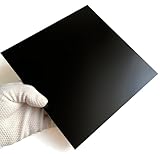 G10 Fiberglass Garolite 3D Printer Build Surface Plate Semi-Flexible Sheet 200mm/8(Black Color)