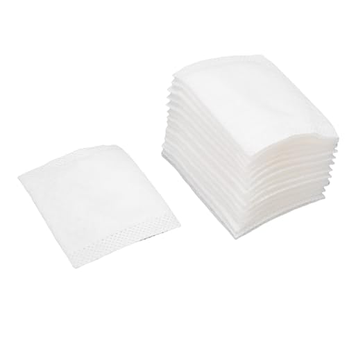 BRRNOO 100 Almohadillas de Algodón con Bolsillo para los Dedos, Suaves, sin Pelusa, Almohadillas Desmaquillantes de Algodón de Doble Cara para Limpieza Facial, Cuidado de la Piel, Fibra (100 piezas)