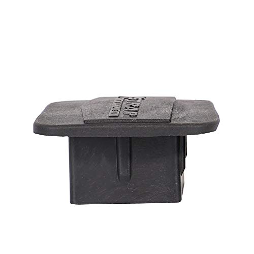 Xstrap Standard 2Pcs Trailer Hitch Cover 2 Inches Black Receiver Tube Trailer Hitch Plug #TOP7