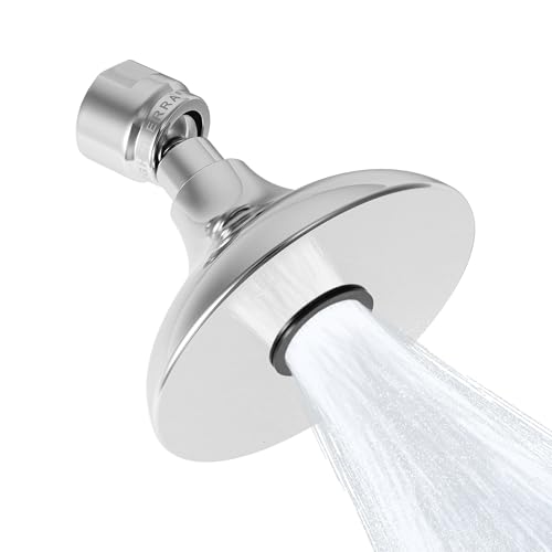 High Sierra® HALF DOME® Solid Lead-Free Metal 1.5 GPM Award Winning. Ultra Low Flow Shower Head. Patented Nozzle Never Clogs - Polished Chrome Finish