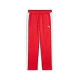 PUMA Men's T7 Always On Relaxed Double Knit Track Pants, for All Time Red SS25, X-Largearge Pants Dk Op