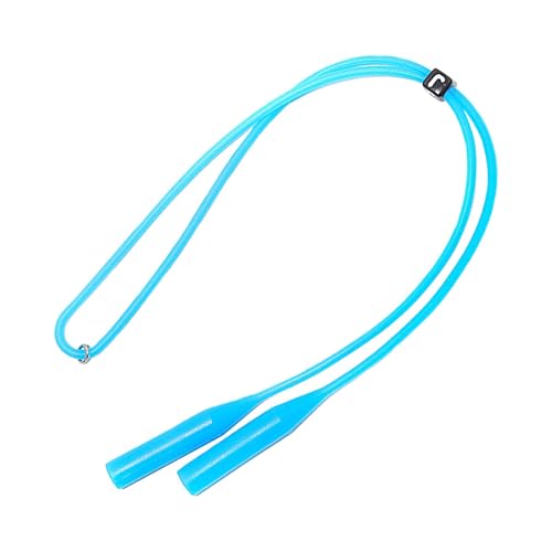 Whnbuij Gafas deportivas de silicona con correa Esta cinta de vidrio de silicona proporciona un agarre suave y seguro y se adapta perfectamente a ella, azul, Siehe Beschreibung