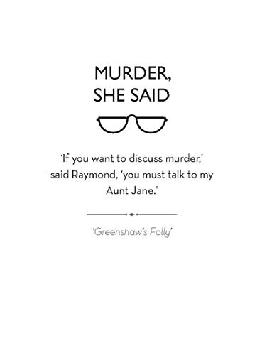 Murder, She Said: The Quotable Miss Marple