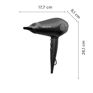 Rowenta Ultra Silence Sèche-cheveux, Silencieux, 2100 Effiwatts, Séchage rapide, Technologie ionique, Compact, Léger CV6430F0