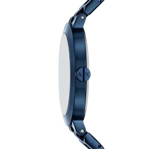Armani Exchange blue stainless steel luxury watch – image 5