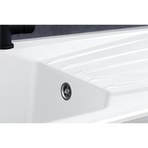 Fregadero Blanco 1 Seno LD780WH con Escurridor de Composite BIO 7