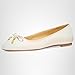 Michael Kors Women's Nori Flex Flat, Light Cream, 9