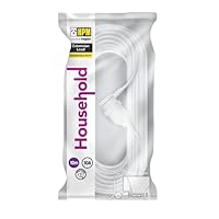 HPM Household Duty Piggy Back Extension Lead White 10m