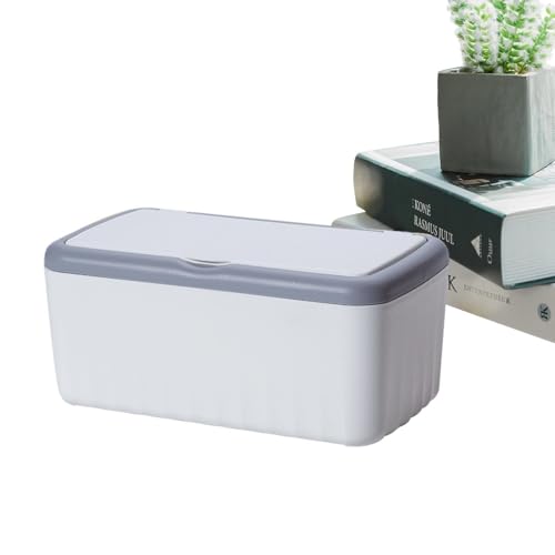 Wipe Holder, Wipes Dispenser for Bathroom, Wet Wipes Dispenser, Double-LayerBaby Wipes Dispenser Bathroom with Sealing Design, Refillable Wipes Container, Wipes Case Box for Home Office and Bathroom