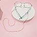 Hemoton Bohemian Beaded Lanyard Chain Face Mask Holder Sunglasses Strap Retainer Necklace for Women Pink Fashion Eyewear Accessory Anti-lost
