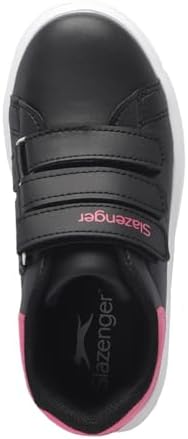 Slazenger LOVE I Kız Çocuk Cırt Cırtlı Siyah/Fuşya Günlük Spor Ayakkabısı - Görsel 5