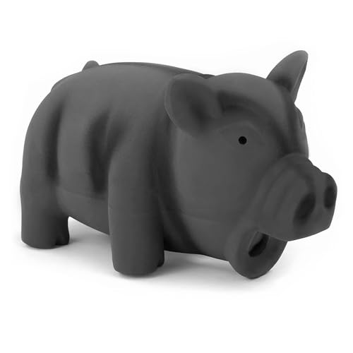 Chiwava 2 Stück 16,5 cm Quitschende Hundespielzeug Latex Schwein GRUNTING Tier Sound Welpen Kauen Interaktives Spiel für Medium Hunde