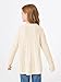 Haloumoning Girls Oversized Sweater Kids Fashion Batwing Sleeve Cable Knit Sweaters with Side Slit 5-14 Years Beige