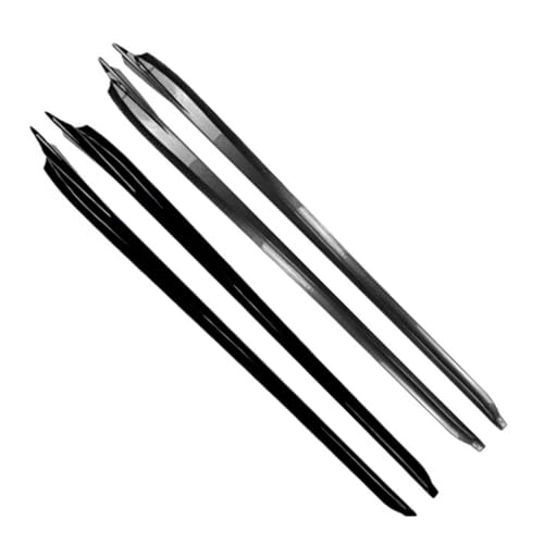 FHDBD Side Skirt Spoiler Small Surround Exterior Accessories Applicable Compatible with Porsche Taycan 2019+ Cross-Border Modification Parts Whole(Piano Black1)