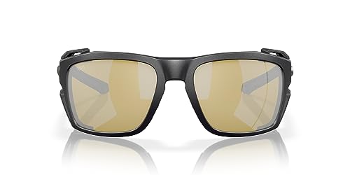 Costa Del Mar King Tide 8 Herren Sonnenbrille, Black Pearl/Sunrise Silver Mirrored Polarized 580g, 60 mm