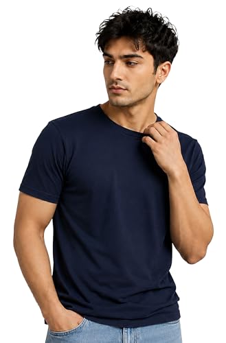 Image of London Hills T Shirt For Man | Tshirt Shirts Men | Men Round Neck Tshirts | Gym T Shirts For mens Workout | T-shirts For Man Cotton Stylish Round Neck T Shirt Half Sleeve Regular Fit Solid Multicolour