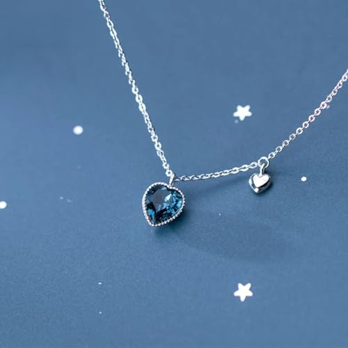Collier Pendentif Coeurs Romantiques en Argent Cadeau Idéal pour Femme et Amie - 2