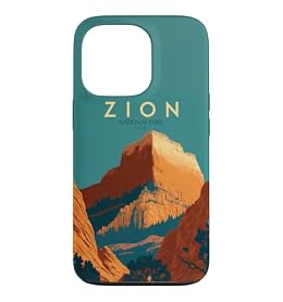 Zion National Park Utah Hiking Camping Mighty Five Case for iPhone 13 Pro