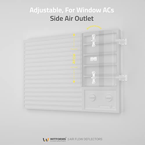 WITFORMS/WINDOW - Adjustable AC air deflector suitable for window air conditioners (side air outlet). Enhance cooling and heating circulation by WITFORMS - Used condition - Image 4