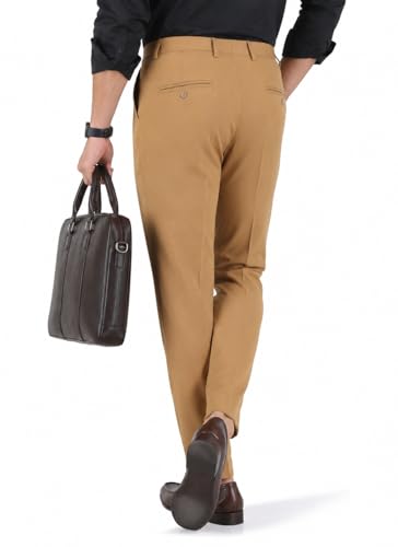 Image of SUNPOINT Formal Pants for Men Office Wear - Premium Regular Fit Formal Trouser for Men, Boys, Gents Bottom Formal wear for Office Meeting, Party, Gathering, Wedding