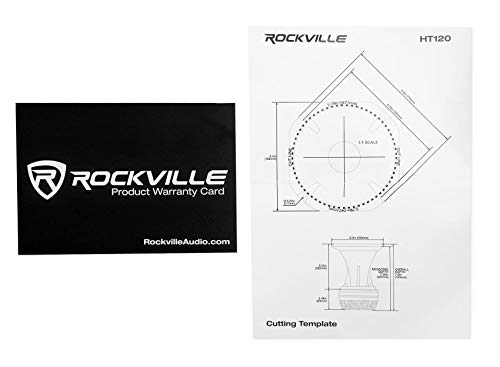 Pair Rockville Rt5 2" Aluminum Car/pro Tweeters W Titanium Diaphragm