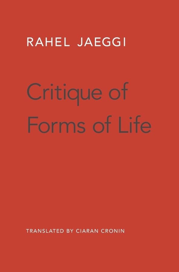 Critique of Forms of Life      Hardcover – December 28, 2018
