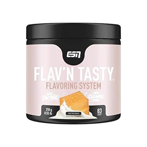 ESN Designer Flavor Powder, Buttercookie, 250 g, Geschmackspulver zum Süßen, ohne viel Zucker und Kalorien - made in Germany