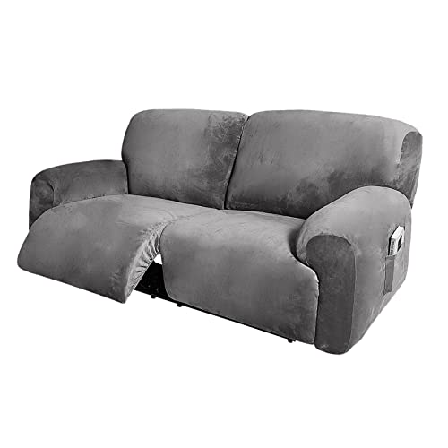Funda de Sofá Reclinable, Extra Ancho 190-254cm Fundas de Sofá Reclinables de 2 Plazas, Fundas de Sofá Reclinables...