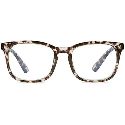 MAGIMODAC Blue Light Blocking Glasses Reading Glasses Lightweight Frame Eyeglasses 1.0 1.25 1.5 1.75 2.0 2.25 2.5 2.75 3.0 3.5 4.0 Unisex for Women and Men and Aged (Leopard